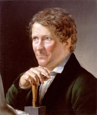 Portrait du sculpteur Bartel Thorvasen par Christoffer Wilhelm Eckersberg - Musée Thorwaldsen de Copenhague