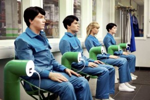 Robots aux bornes de recharge vitale