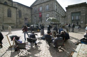 image de tournage de "un village français"