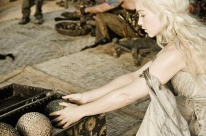Daenerys Targaryen, la dame aux dragons,  "Game of thrones" (Saison 1)