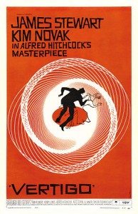 Saul Bass - l'affiche de Vertigo - sueurs froides - d'Alfred hITCHCOCK