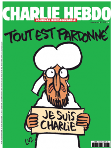 La une du 14 janvier 2015 "Charlie-hebdo".