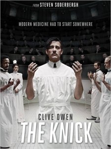 Une affiche "promotionnelle" de "The Knick", le Dt Tharkery dans une posture presque "mystique