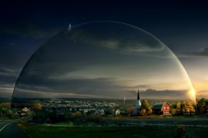 L'affiche de UNDER THE DOME / une certaine ressemblance avec l'affiche de UN VILLAGE FRANCAIS