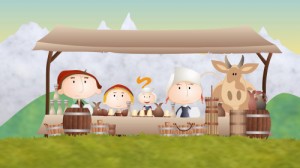 Un image d'un épisode d'Helveticus, qui passe donc en matinée et en semaine à 06:30 et 10:50 sur RTS 2 : pour le plaisir de loeil ! Mais peut-on mesurer une part de marché sur un échantillon minuscule ?