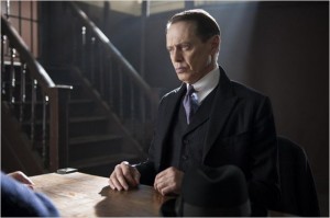 Steve Buscemi, l'apparent impassible Nucky Thompson dans "Boardwalk Empire"