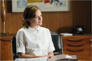 Elisabeth Moos (Peggy) dans "Mad men"