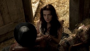 Sennentuntschi" de Michael Steiner - Roxane Mesquida qui incarne la pouoée de paille qui se venge (photo RTS)