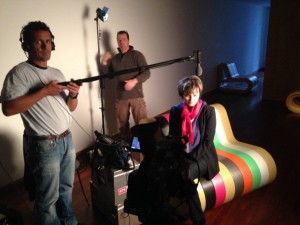 Pendant le tournage des coulisses de l'événement : "la vengeance de Khadafi"