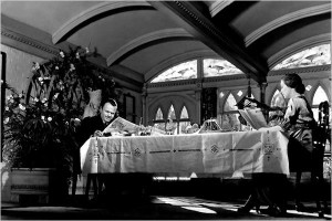 Le couple Kane dans sa salle à manger ( Citizen Kane - Orson Welles )