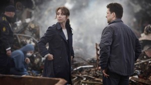 The killing 3 : Sarah Lund ( Sofia Grabel ( Photo arte /Tim Harden), série danoise (2012) en co-production avec la ZDF : le personnage insolite et troublant de Sarah Lund (Sofia Grabol) aussi intéressant que l'enquête policière.