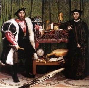 "Les Ambassadeurs" de Hans Holbein le jeune, 1533