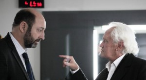 Philippe Rickwaert (Kad Mehrad) et Francis Laugier (Nils Arestrup) à la conquête du pouvoir (Photo Canal +)