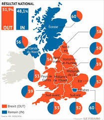 Brexit - Carte parue dans "Le figsro"