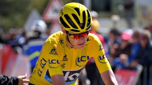 Grâce à lui, tout de même des moments de suspens en descente et chutes...