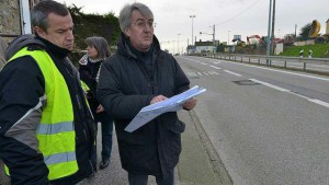 Jean-Michel OOghe en R repérage à Cherbouerg-en-Contentin le 1 janvier 2016 (photo Ouest-france)