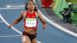 Kambudji en demi-finale du 200 mètres